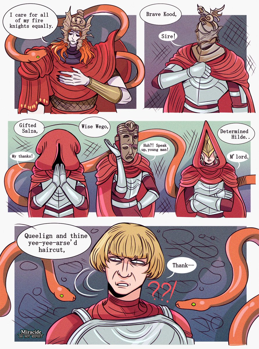 messmer addresses his knights [ elden ring ]