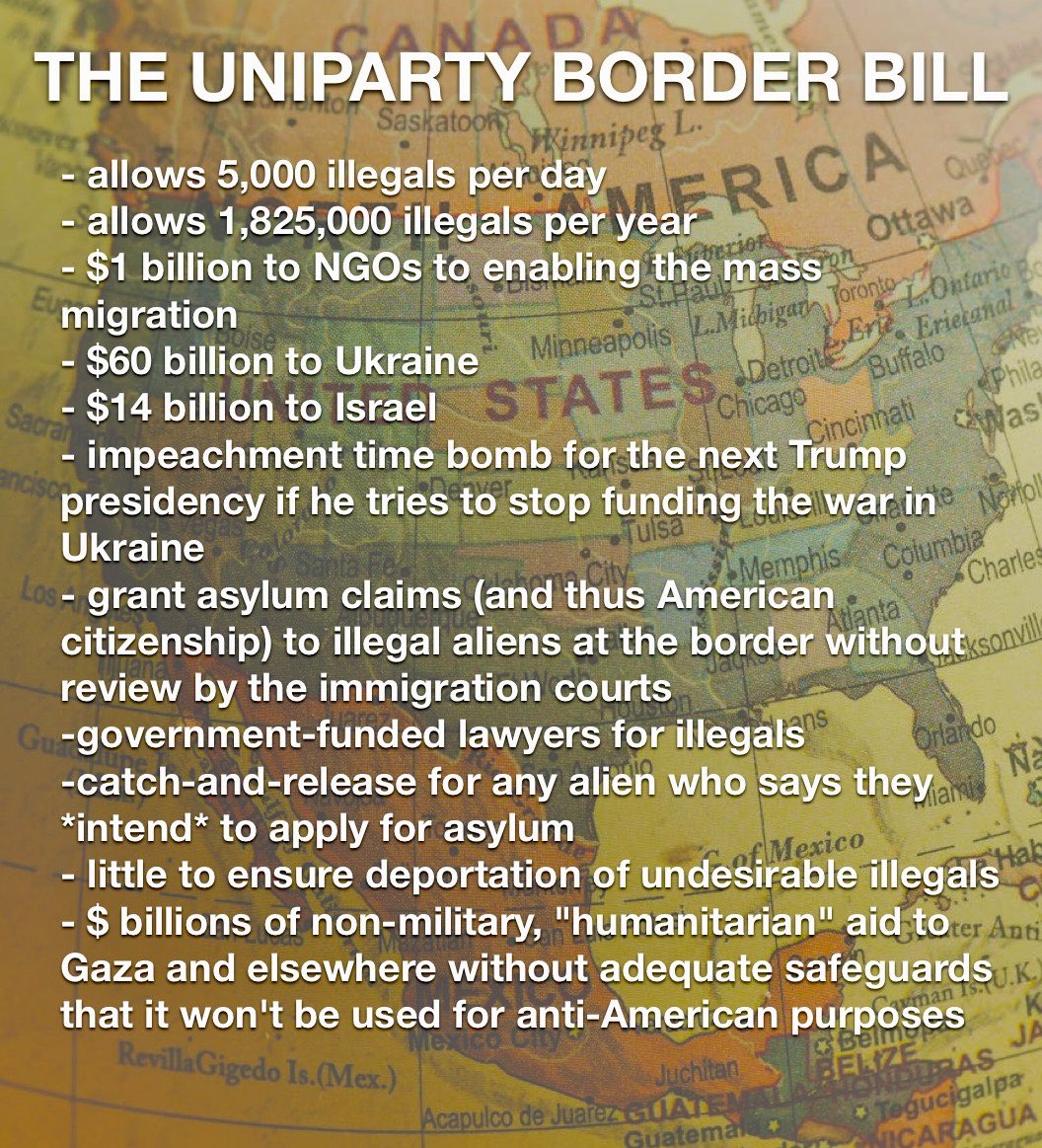 Amr1stBiker's tweet image. Next time you hear a Leftist claim the was a border funding/security bill…..