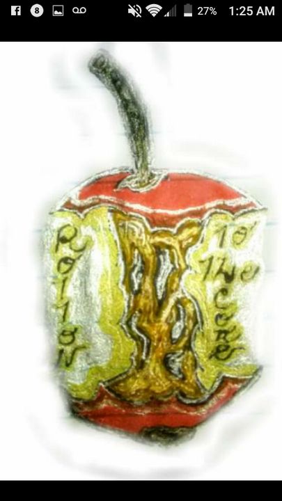 Art of the Day: "ROTTEN TO THE CORE". Buy at: ArtPal.com/topoffentertai…