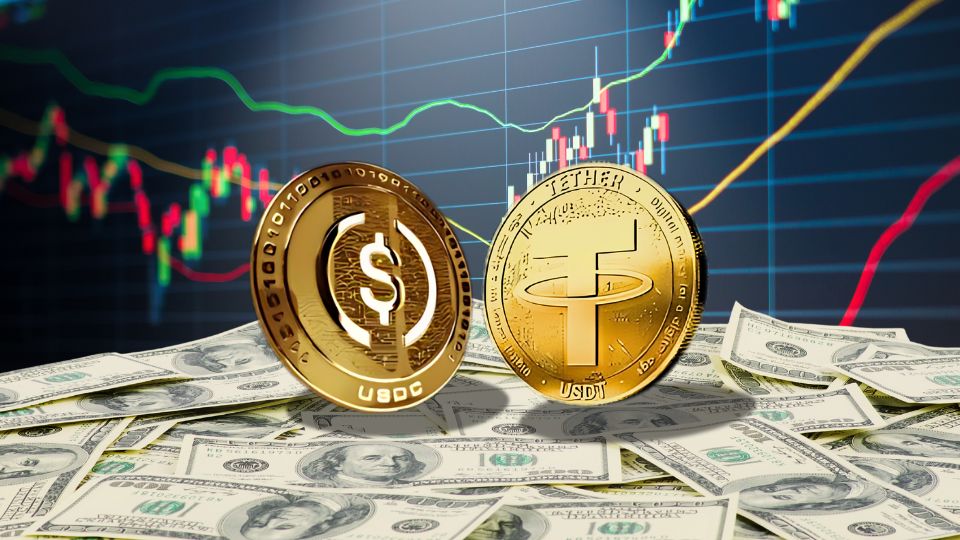 Is <a href="/tether/"></a> USDT in danger as <a href="/circle/">Circle</a> USDC’s market share rises 37%? Tether’s USDT dominates with over 70% market share following USDC’s decline after the SVB collapse, reaching a market cap of $114B. Increased crypto adoption, particularly among institutional users, has fueled