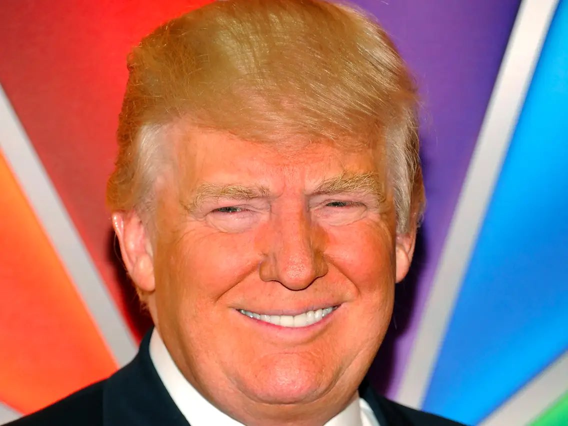 KenRob's tweet image. I think Trump thinks you can turn black like he turned orange.