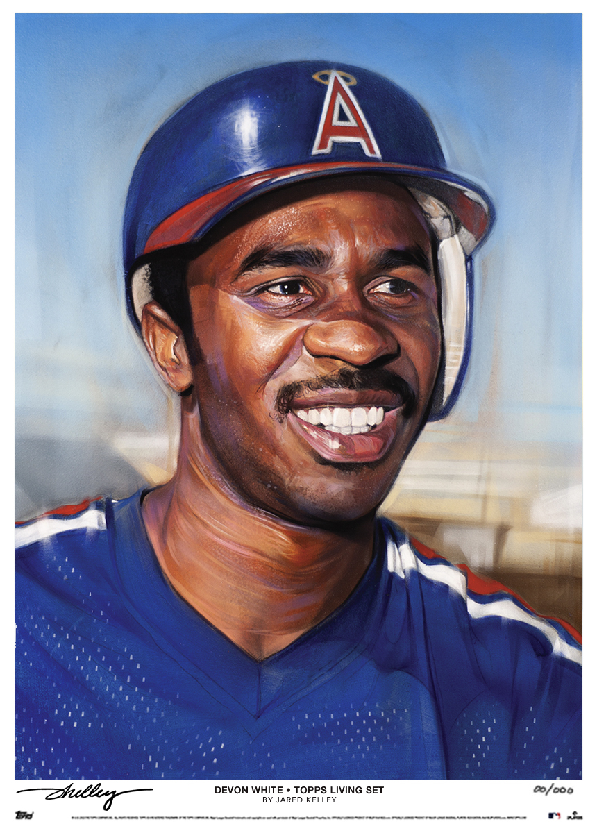 jaredkelley's tweet photo. My artist-signed & numbered #Topps fine art prints of #DevonWhite are now available for pre-order thru Aug.7 only on my site. Each order earns entry into the 1/1 Gold Signature Print giveaway, an added bonus for one lucky order! https://t.co/GTXckdDdDc https://t.co/8T0VlS9124