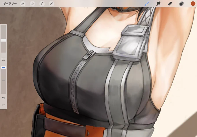 #おっぱいの日 今描いてるやつです 