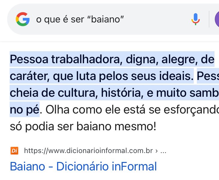 OFCBostil's tweet photo. Mudaram o significado de “o que é ser baiano” no Google

Kkkkkkkkkkkkkkkkkkkkkkkkkkkkkkkkkkkkkkkkkkkkkkkkkkkkkkkkkkkkkkkkkkk https://t.co/QOfjQRTsJx