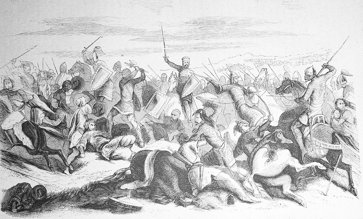 Dario_Madrid_F's tweet photo. El 1 de agosto de 939 se inició la crucial batalla de Simancas entre los ejércitos del rey Ramiro II de León y los de Abderramán III. Los musulmanes pretendían hacerse con Zamora. El califa había llamado a la guerra santa, a la Yihad. Fueron derrotados después de seis días. https://t.co/IZdUh6rvul