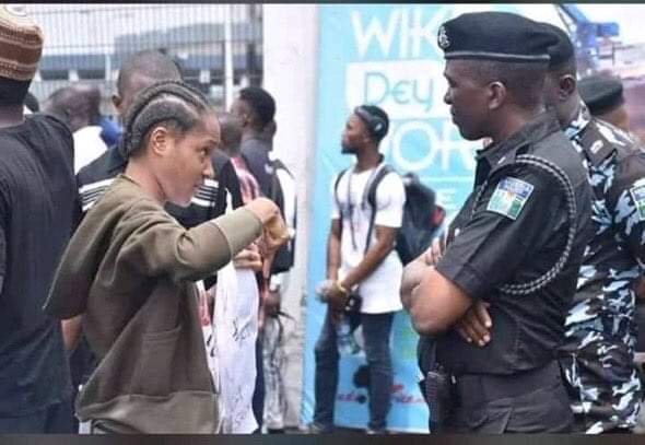 Oche_Amali's tweet photo. Is the Nigerian Police force preparing  for war today? You dey collect N70k, senator dey collect N13 million, who work pass? Naso e suppose be? You sef reason am.

You supposed join the #EndBadGovernaceProtest https://t.co/6ysji9iqsO