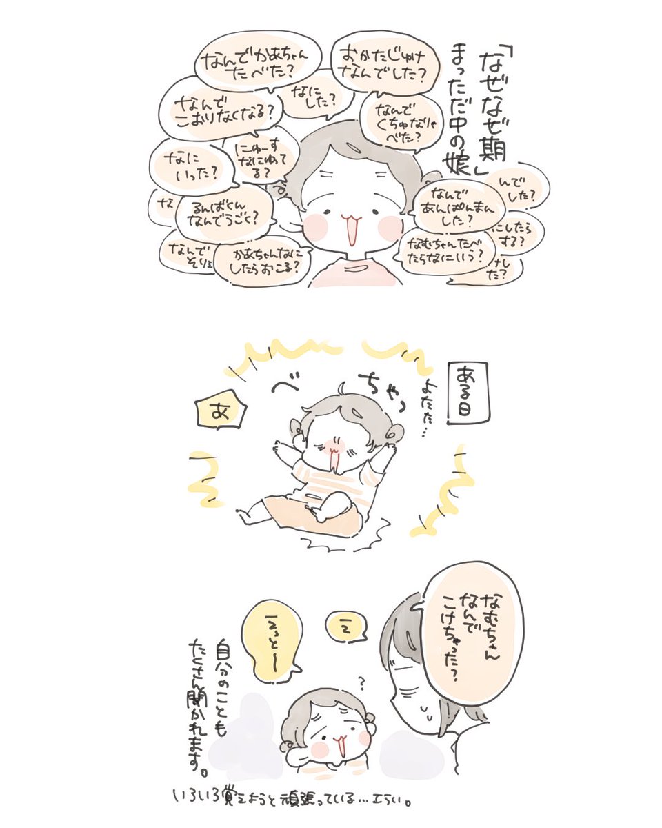 本日のらくがき日記。

北斗百裂拳ばりの「なんで?」を毎日くらってる。 