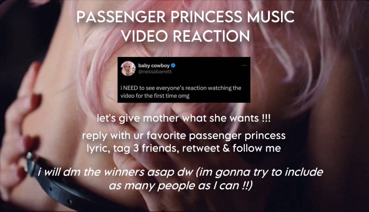 nessabprojects's tweet photo. i will dm the winners with all the infos needed for the video <3 GOODLUCK 🏁🫀 https://t.co/vFmMPzB6g6