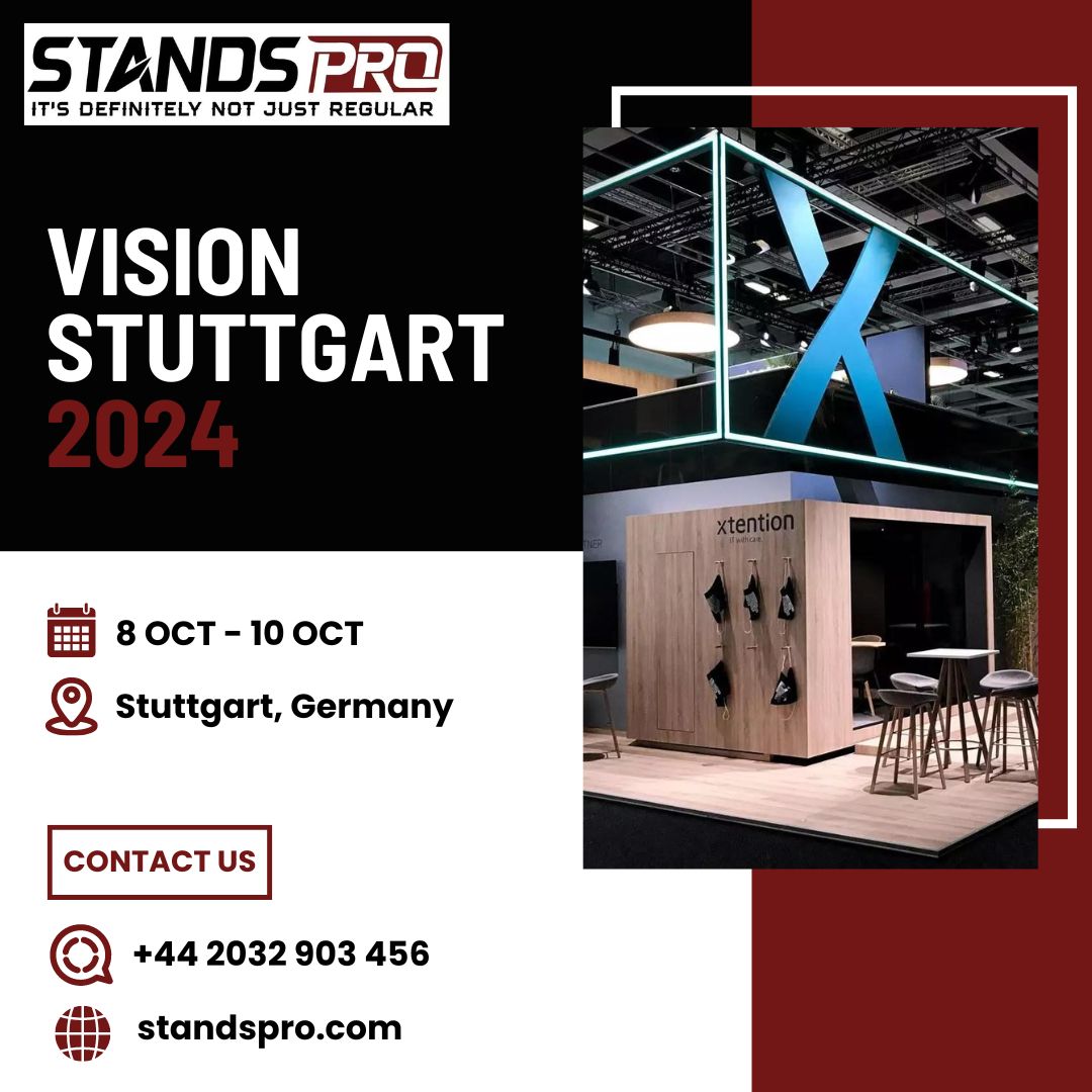 StandsProUK's tweet image. 🚀 Don&apos;t miss Vision Stuttgart 2024 from Oct 8-10 in Stuttgart, Germany! 

Visit our booth by Stands Pro, where &quot;It&apos;s Definitely Not Just Regular&quot;! 

For more info: +44 2032 903 456 or enquiry@standspro.com 
🌐 standspro.com 

#VisionStuttgart2024 #StandsPro