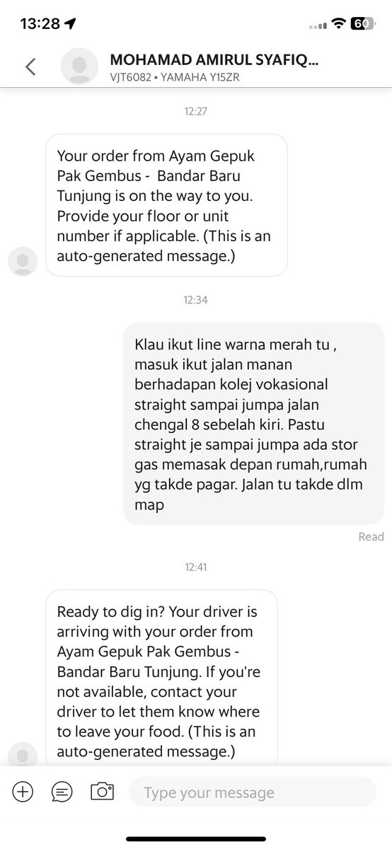 silumping's tweet photo. Grab riders like this who ask for more commission? I ordered food but it didn't arrive, I gave complete instructions just like other grab riders &amp; always keep in touch but suddenly he told me to cancel and report to customer service in less than 5 minutes. https://t.co/tAC9DRmt6c