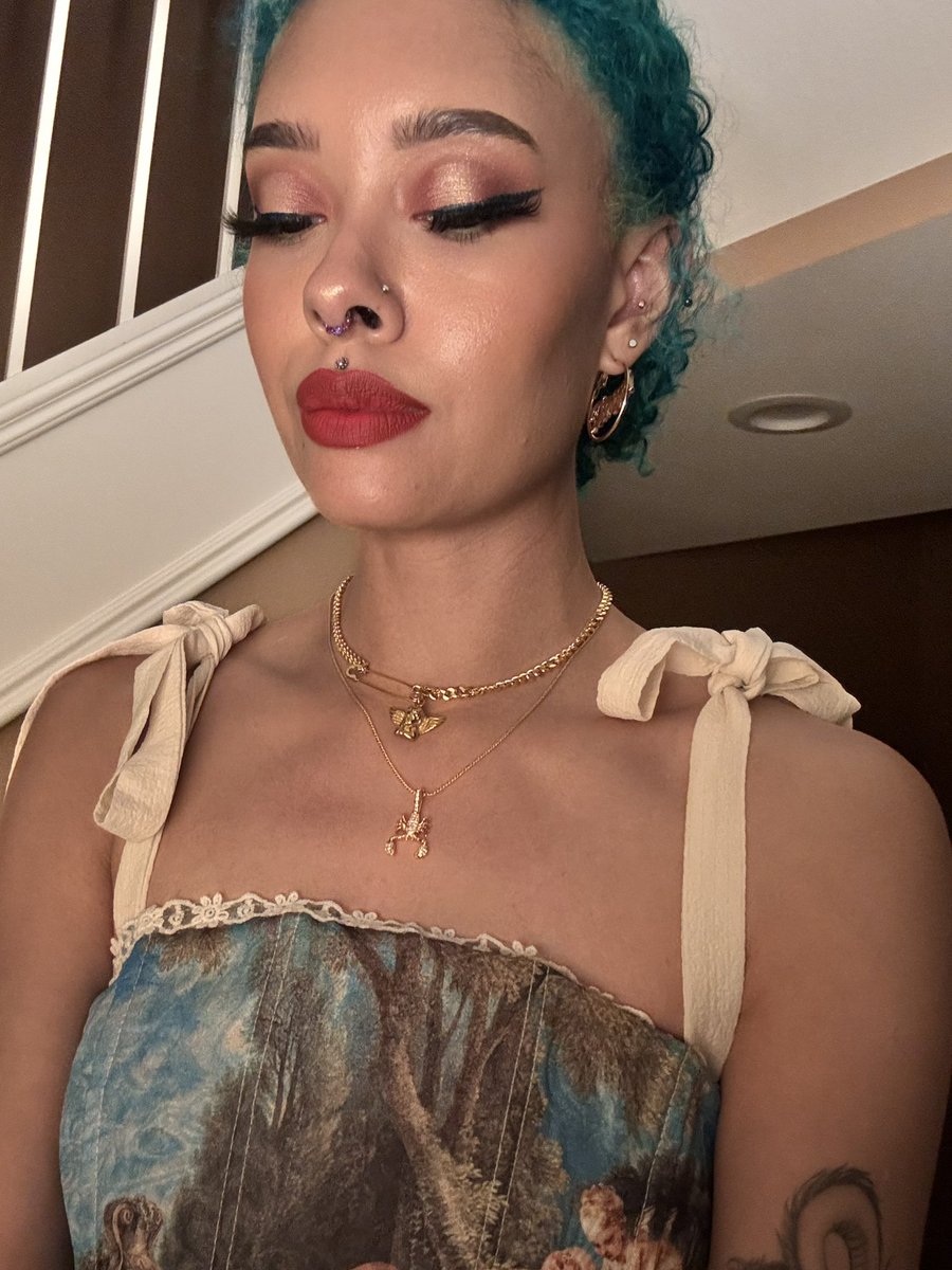 justemochai's tweet photo. ✨She’s a work of art 🖼️ ✨

👼🪽Chains sponsored @shopdalmata 
#dalmataambassador [dalamatacw20] https://t.co/BkbxHk8iBJ