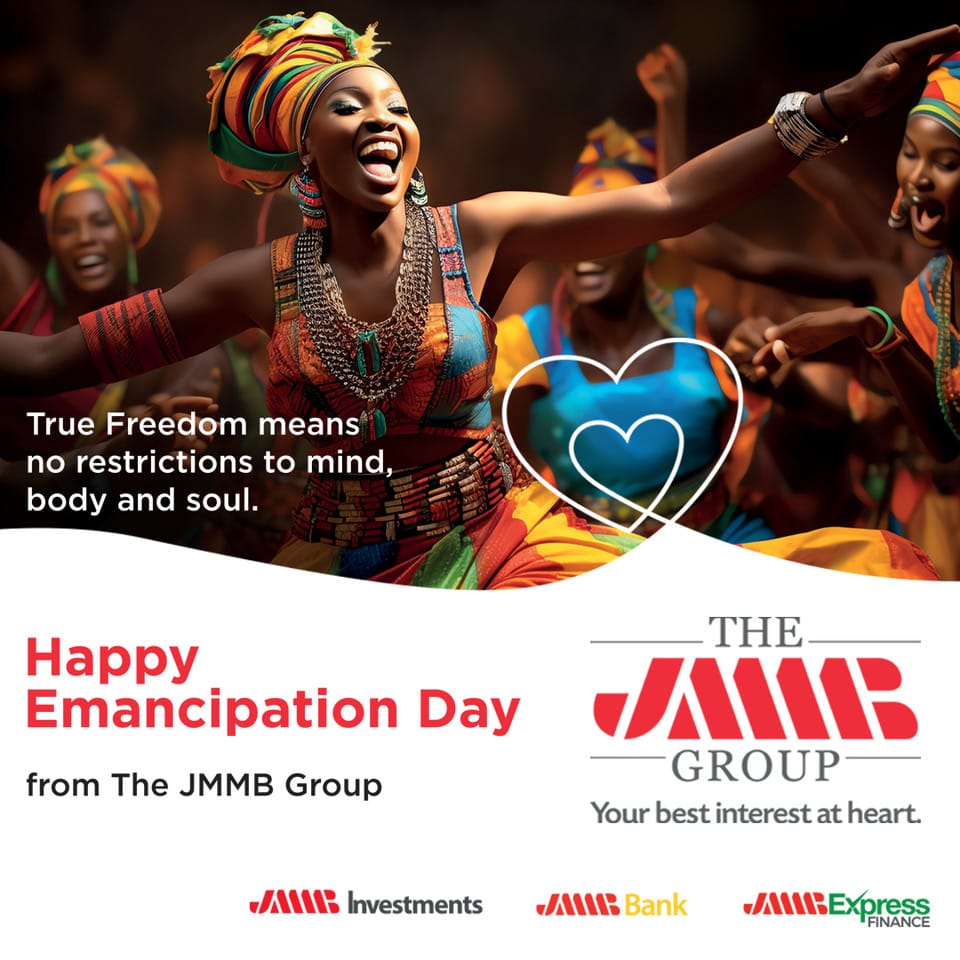 Progress and growth are the foundation of the human spirit. Whatever may come, humanity finds a way to be resilient. 

Remembering the past, embracing freedom, and building a brighter future together! 

Emancipation greetings from all of us at JMMB Group Trinidad and Tobago.