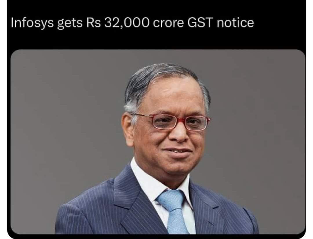 When the Income Tax department starts working 70 hrs a week..

#results 
#Infosys 
#TaxTheRich