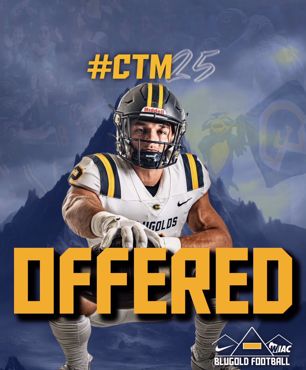 Grateful to receive my first offer to continue my athletic and academic career at UW Eau Claire!!!