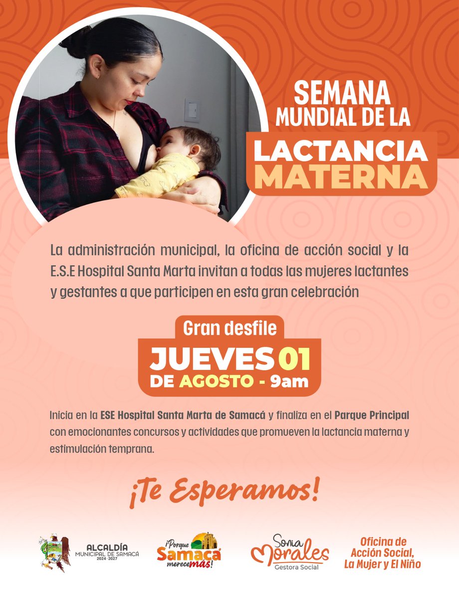 paulaa_vargas19's tweet photo. #Lactatón la lactancia materna compromiso de todos.! Samacá merece niños fuertes y sanos.. que viva la lactancia materna. @Fundacion_Exito #samacá @WcastiblancoG https://t.co/pcsCPxtEz6