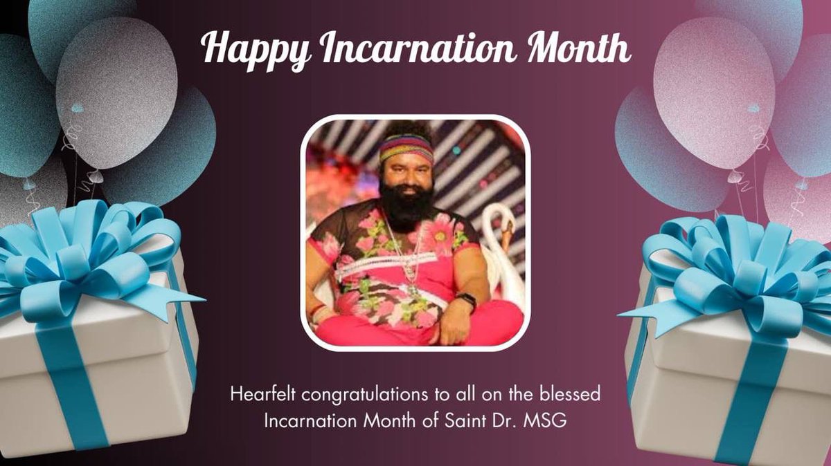 aroraamit77's tweet photo. Dera Sacha Sauda के अनुयायियों के लिए अगस्त माह बड़ा खास महत्व रखता है।इस पवित्र माह में Saint Dr MSG  ने अवतार लिया था।अनुयाई इस माह को
#MSGBhandaraMonth के रूप में मनाते हैं।वो मानवता भलाई के कार्यों के साथ 
 #IncarnationMonth मनाएंगे। https://t.co/TAkp84YY0P