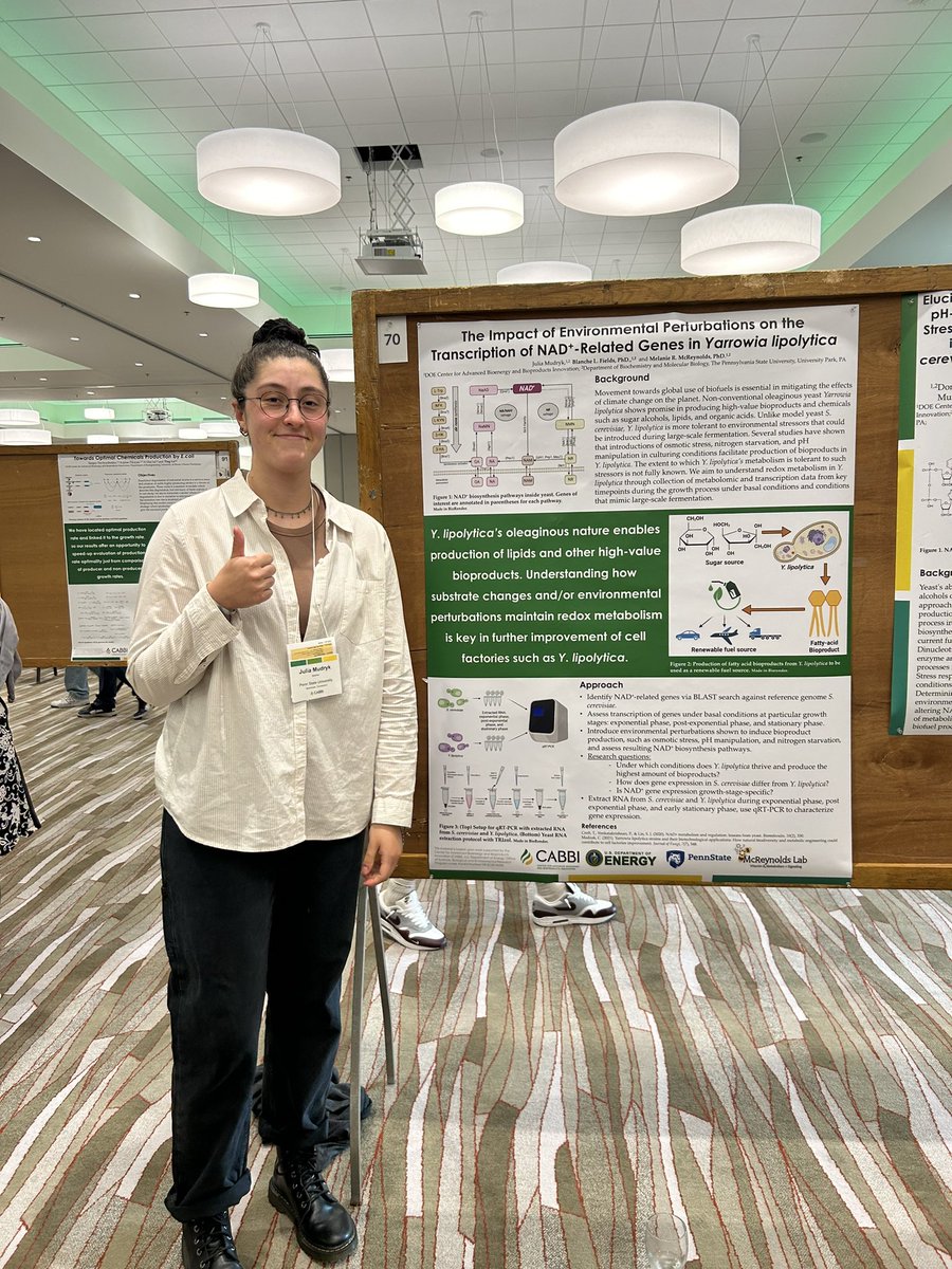 AlexandriaCM's tweet photo. Grateful to have been able to present a poster on my current work with @CABBIbio at the annual retreat last week. Along with a few of my amazing mentees from the @mcreynolds_lab https://t.co/5O6kmrmO5K