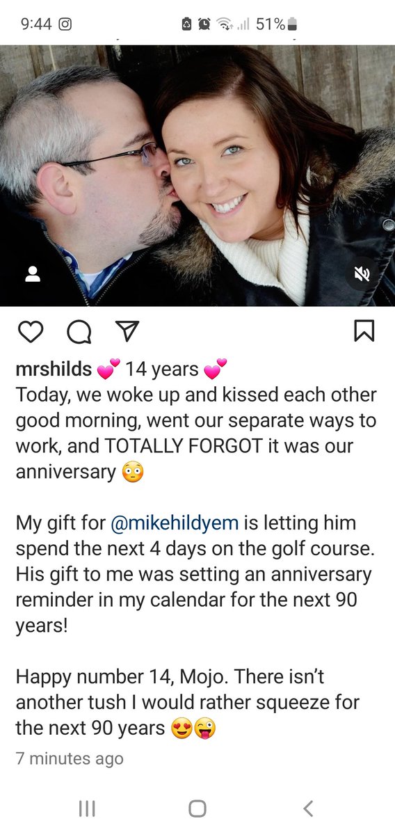 Well today is <a href="/CatieMHilds/">catie hildenbrand</a> and my wedding anniversary! Funny start to our day haha!! Love this girl to the moon!