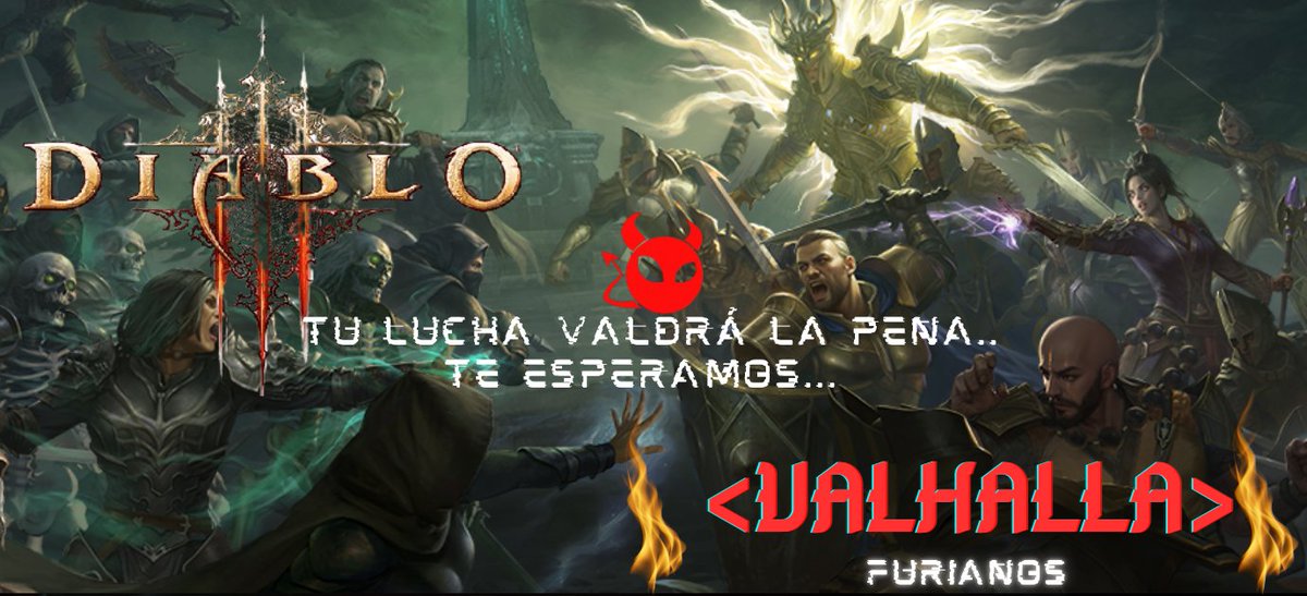 furianos_'s tweet photo. Nuevas Noticias, Furianos 📛 Diablo Inmortal es un MMORPG  tipo "Dragones y Mazmorras".
Derrota a los INMORTALES junto a nosotros. Empieza un nuevo ciclo y en el clan Valhalla buscamos gente con ganas de crecer! Es el mejor momento para unirte y empezar la aventura. Te esperamos! https://t.co/CDuDpdCWKO
