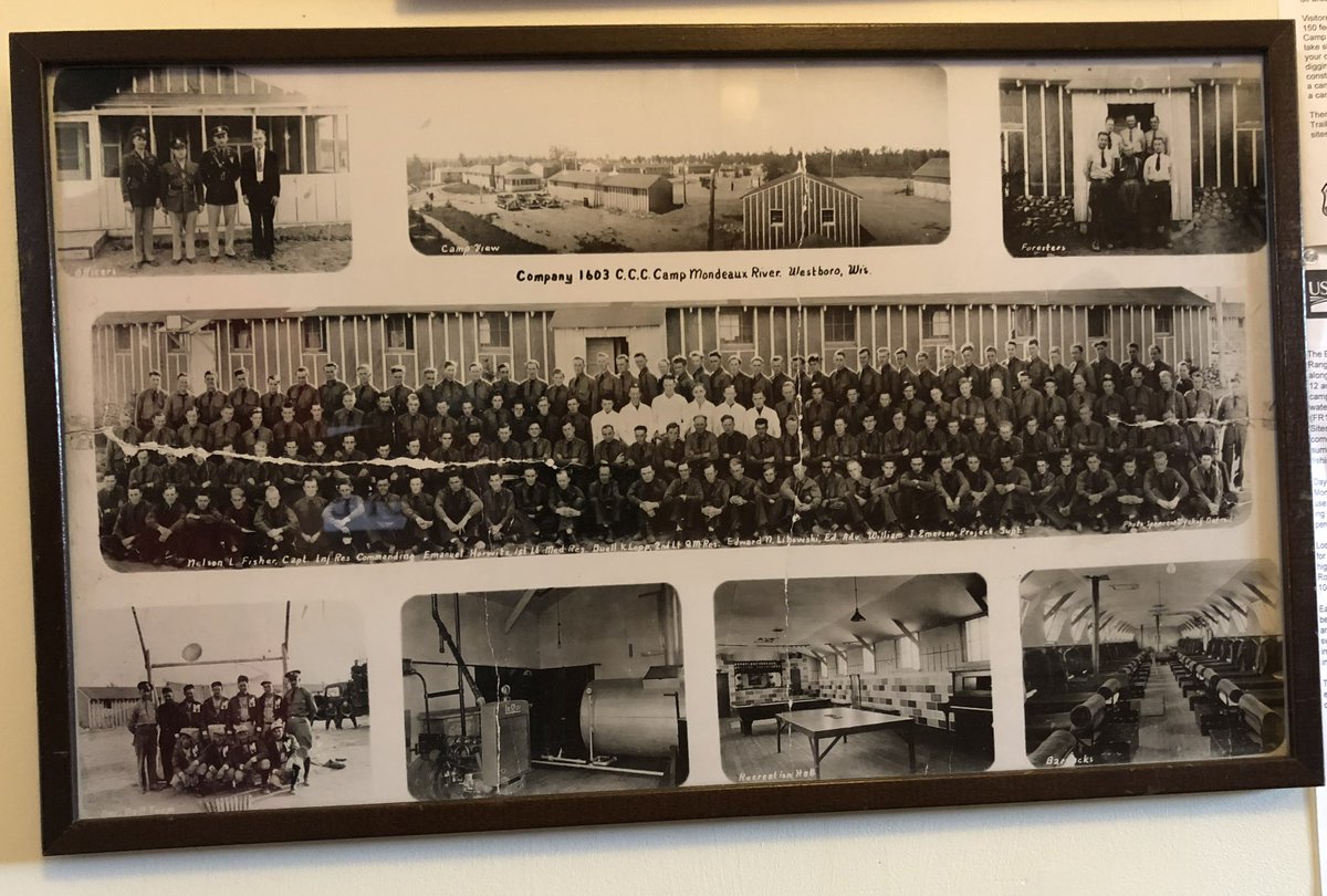 It’s not just about scenery and geology! The history of CCC Camp Mondeaux River would be part of an #Eskers National Monument. #MonumentsForAll