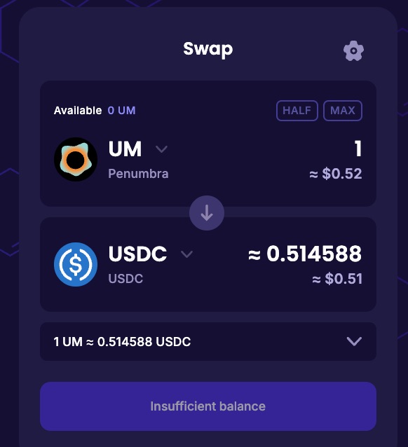Airdrops (@airdrops_one) on Twitter photo 🌒 $UM is now tradable - Penumbra Has Arrived 🌘
With Prop 1 passing, a number of functions are now enabled on <a href="/penumbrazone/">Penumbra 🌘</a>
🔸Transfers of funds into and out of the network via IBC
🔸Liquidity can be provided to the network
🔸Swaps and Gradual Dutch Auctions (Lazy Swaps) have 🌒 $UM is now tradable - Penumbra Has Arrived 🌘
With Prop 1 passing, a number of functions are now enabled on <a href="/penumbrazone/">Penumbra 🌘</a>
🔸Transfers of funds into and out of the network via IBC
🔸Liquidity can be provided to the network
🔸Swaps and Gradual Dutch Auctions (Lazy Swaps) have