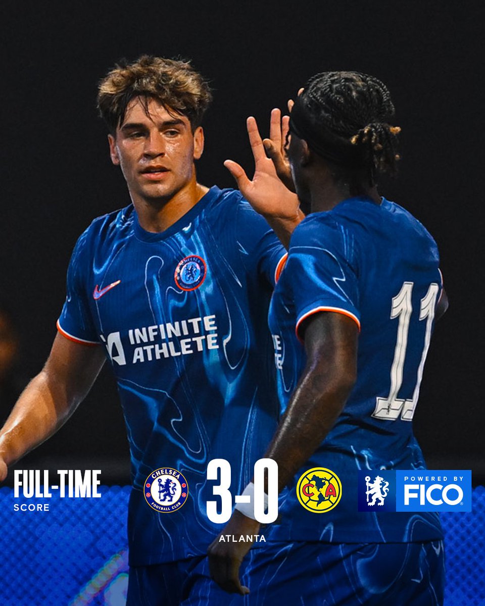 LontoonSiniset's tweet photo. Harjoituspeli Meksikolaisia vastaan päättyy 3-0 lukemin. Sinisten maaleista vastasivat Nkunku, Guiu & Madueke
#LontoonSiniset #CFC #CFCfi #CFCUSATour2024 #CFCpreSeason #CHEAME https://t.co/z753Ay7EEI