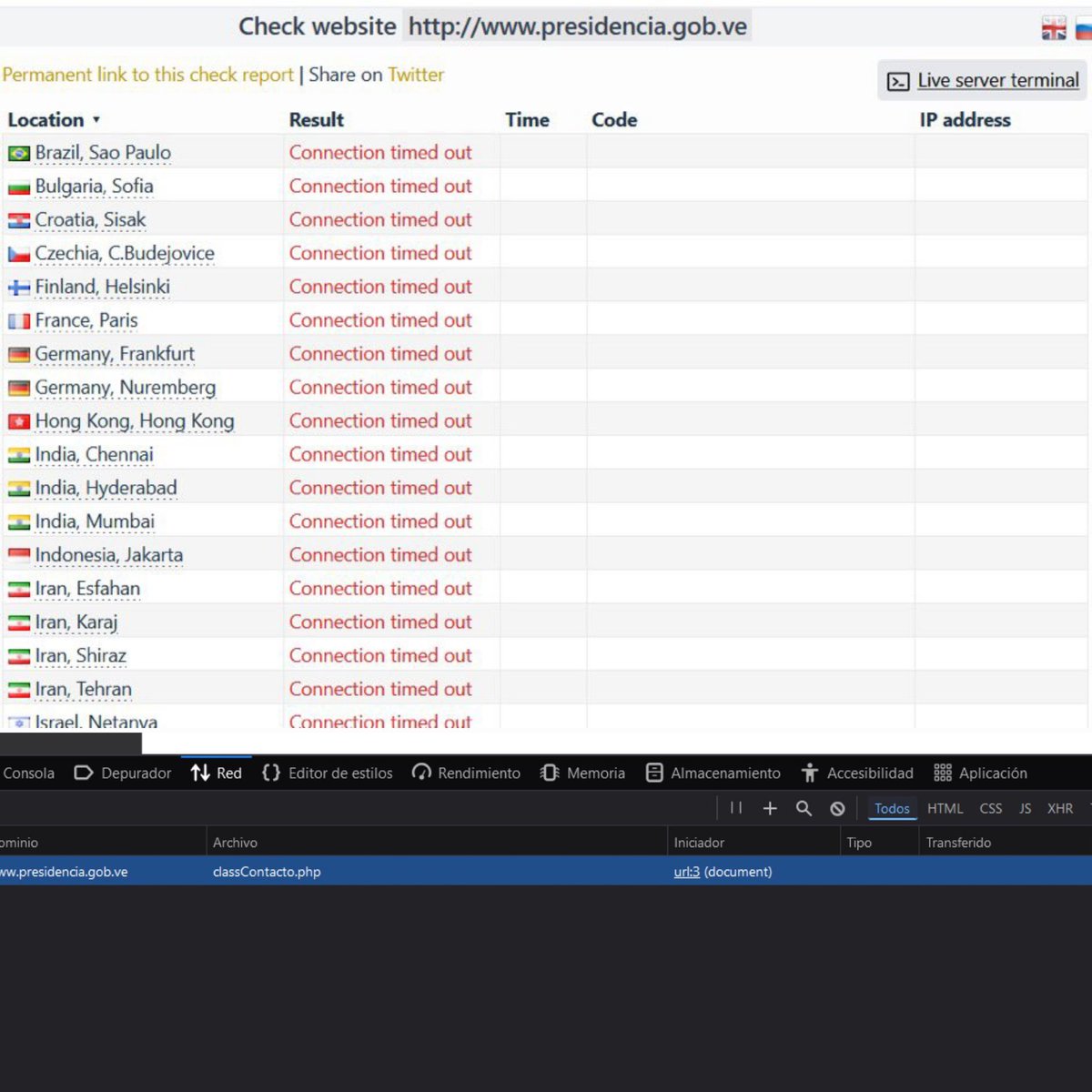 🇻🇪⚠️ AHORA: Anonymous le declara la guerra al régimen Narcochavista de Maduro, están empezando a bajarse todos los sitios y aplicaciones chavistas. Se acaban de tumbar el sitio oficial de la presidencia de Venezuela.
¡Ahora si se viene lo bueno!