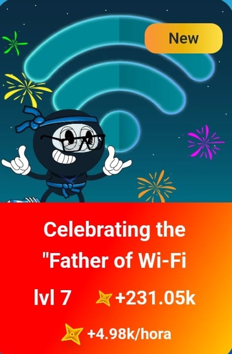 CriptoLatinopro's tweet photo. Celebrando al papasito del WI FI 🔥
Que sería de nostros en esta era si no hubiera nacido Victor Hayes.
Hoy todos celebramos este gran logro y @Vottun lo hace a lo grande con una súper tarjeta de #VottunDojo
#Wifi #airdrop #gamefi #apptelegram https://t.co/0KoHhiZDyW