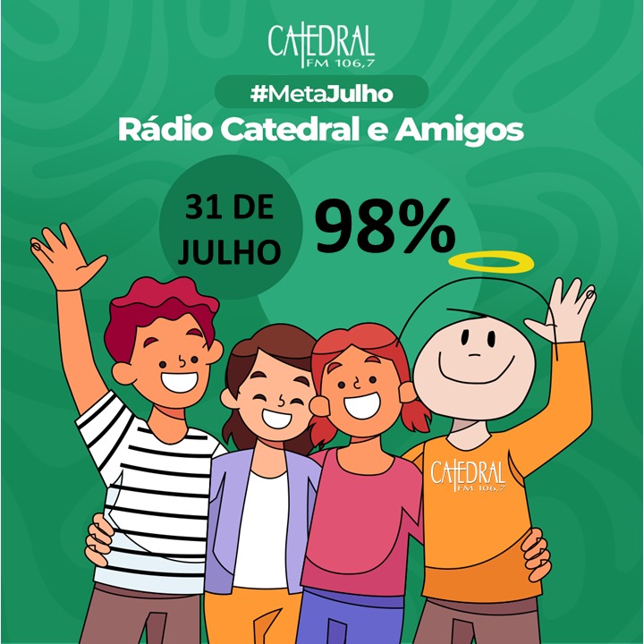 CatedralFMRJ's tweet photo. 🏃‍♀️Corrida da Meta 🏃‍♀️

A última meta apurada nesta quarta-feira foi de 98%, faltam 2% para atingirmos a meta desejada. Agradecemos a todos que nos ajudaram até  aqui, que Deus os abençoe!🙏

#Meta #Contribuir #Ajudar #Geninho #Amizade #AmigosDaRadio #Radiocatedral https://t.co/YQ1guUtE4Q