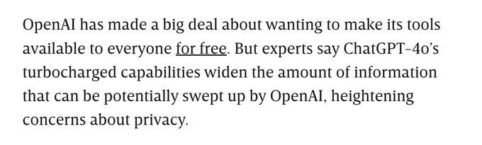 Can ChatGPT-4o Be Trusted With Your Private Data? https://t.co/DPMnUZ7MCH https://t.co/HSmJlP8dmi