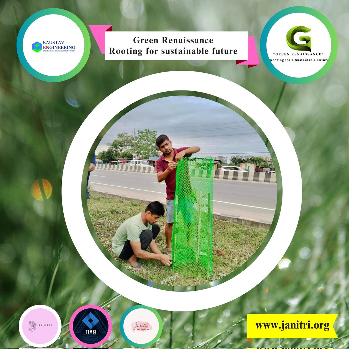 Janitri3's tweet photo. 🌳 Green Renaissance Initiative: Tree Plantation Drive 🌳

https://t.co/BtRQRFpauS

#GreenRenaissance #TreePlantationDrive #KRBFoudation #KaustavEngineering #Sustainability #GoGreen #PlantATree #ClimateAction https://t.co/ulM9kE4cIg