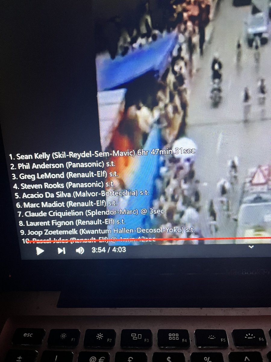 LiamButler3's tweet image. Just watching the 1984 Liège Bastogne Liège. 
How’s this for for a list of names in the top 9!!!???
#worldcycling #seankelly #greglemond