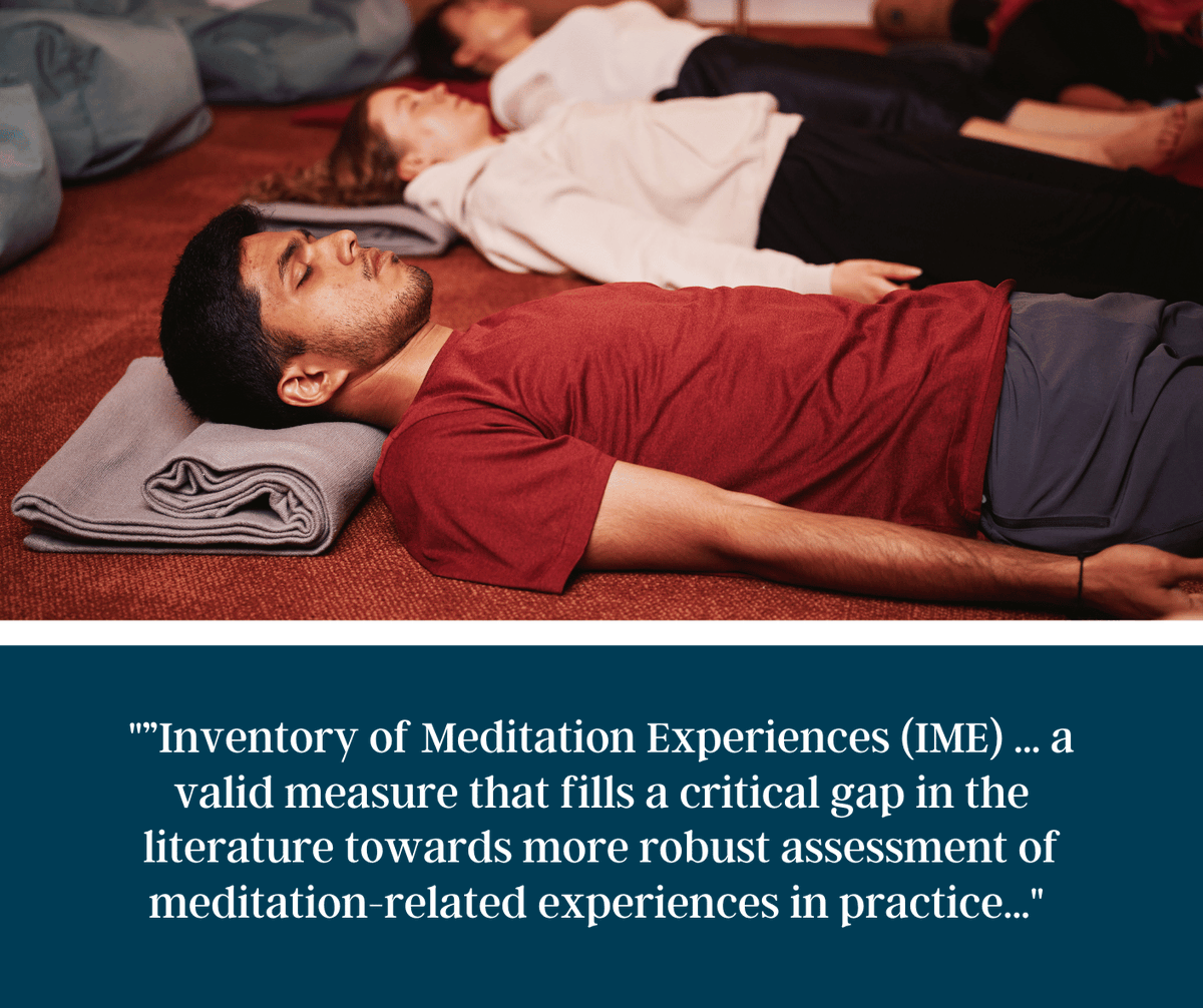 Contemplative Studies Centre (@contemplateuom) on Twitter photo 🧘♂️📊 Exciting findings from our latest research developing and validating the Inventory of Meditation Experiences (IME)! 🧠🌟 <a href="/ntvandam/">Nicholas Van Dam</a>
go.unimelb.edu.au/7ob8 🧘♂️📊 Exciting findings from our latest research developing and validating the Inventory of Meditation Experiences (IME)! 🧠🌟 <a href="/ntvandam/">Nicholas Van Dam</a>
go.unimelb.edu.au/7ob8