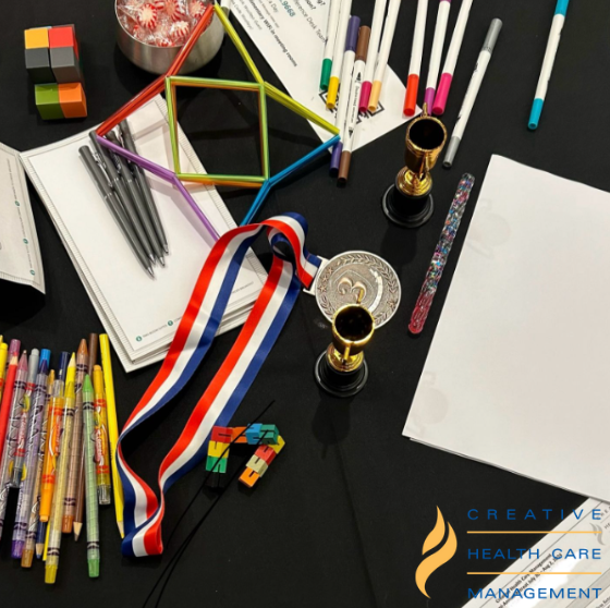 CreativeCHCM's tweet photo. Yesterday we arrived in Minnesota and officially began our CHCM Summer 2024 Retreat! 🎉 🎉 🎉 

Here are a few pictures from our welcoming meetings featuring our day one retreat facilitator Donna Wright- can you tell what our theme for this year is? 🏅 https://t.co/bGHKsOo2UY