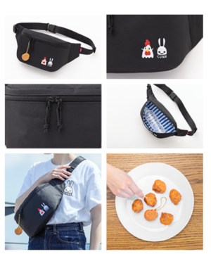 ローソン限定「CUNE®×からあげクン ボディバッグ」が2024年9月に発売