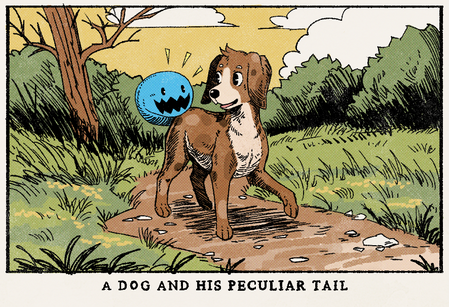 A Dog and his Peculiar Tail