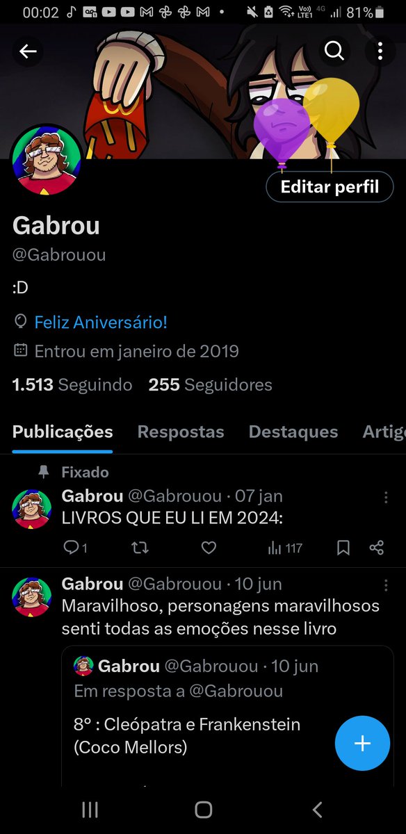 Gabrouou's tweet photo. AEEEEEEEE BALAOZINHO https://t.co/6djydo7V4O