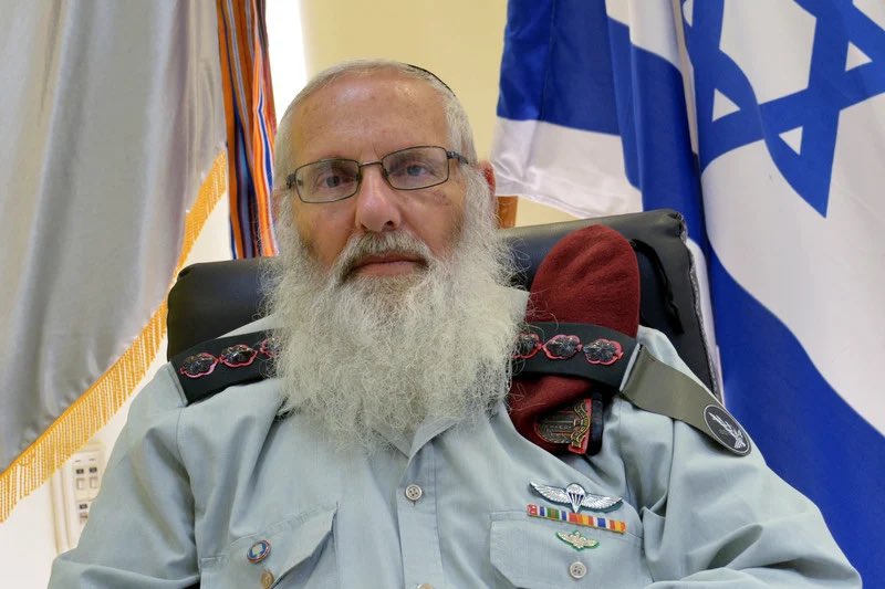 AdameMedia's tweet photo. After a rabbi ruled that Jews r*ping non-Jews is “permitted during wartime” because “the Torah permitted the individual to satisfy the evil urge” he was appointed to be the Chief Rabbi of the Israeli army, and he is still the army’s Chief Rabbi to this day. https://t.co/GTwzy7dAHz