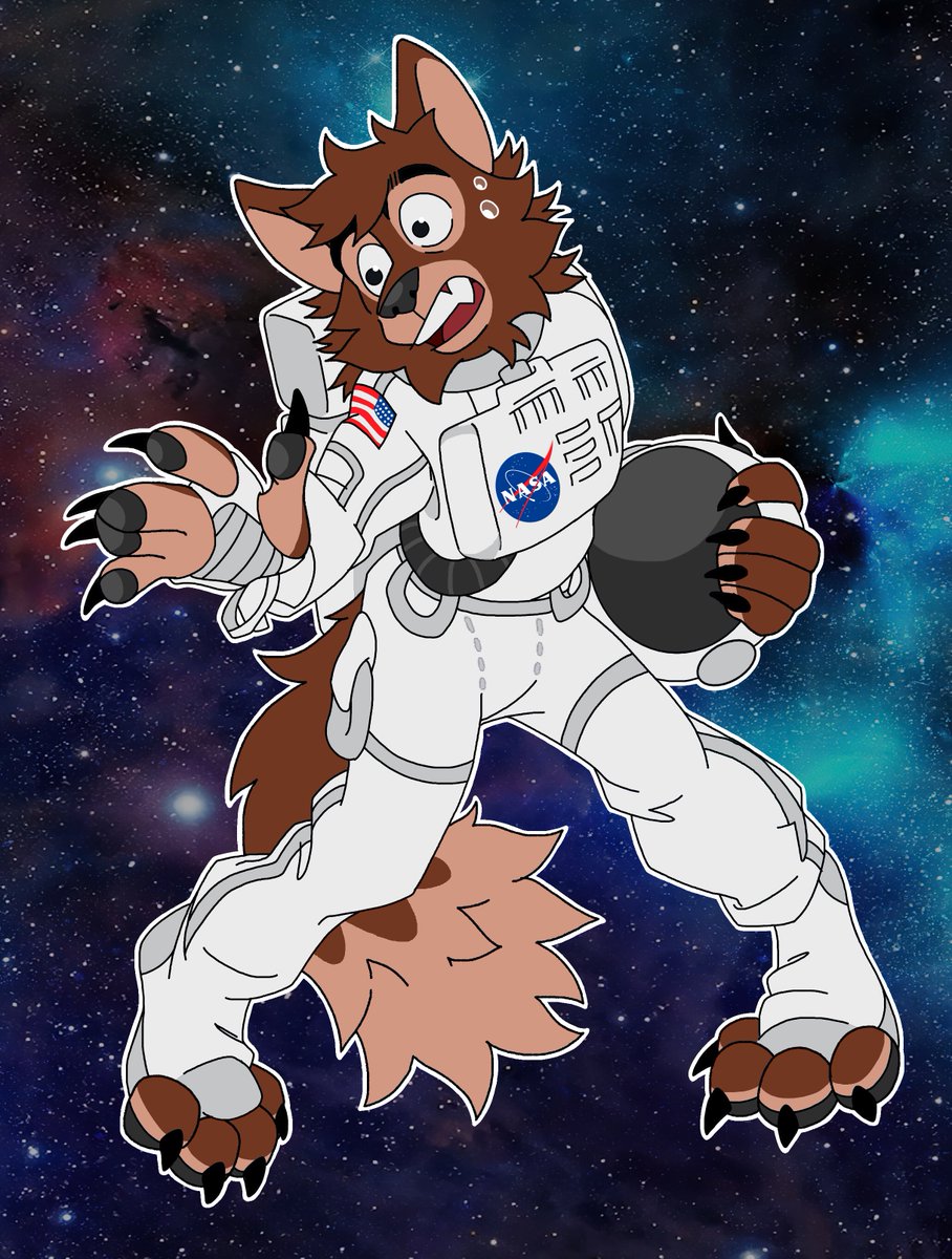 Might want to screen these astronauts a little better, spacesuits are expensive 🐺