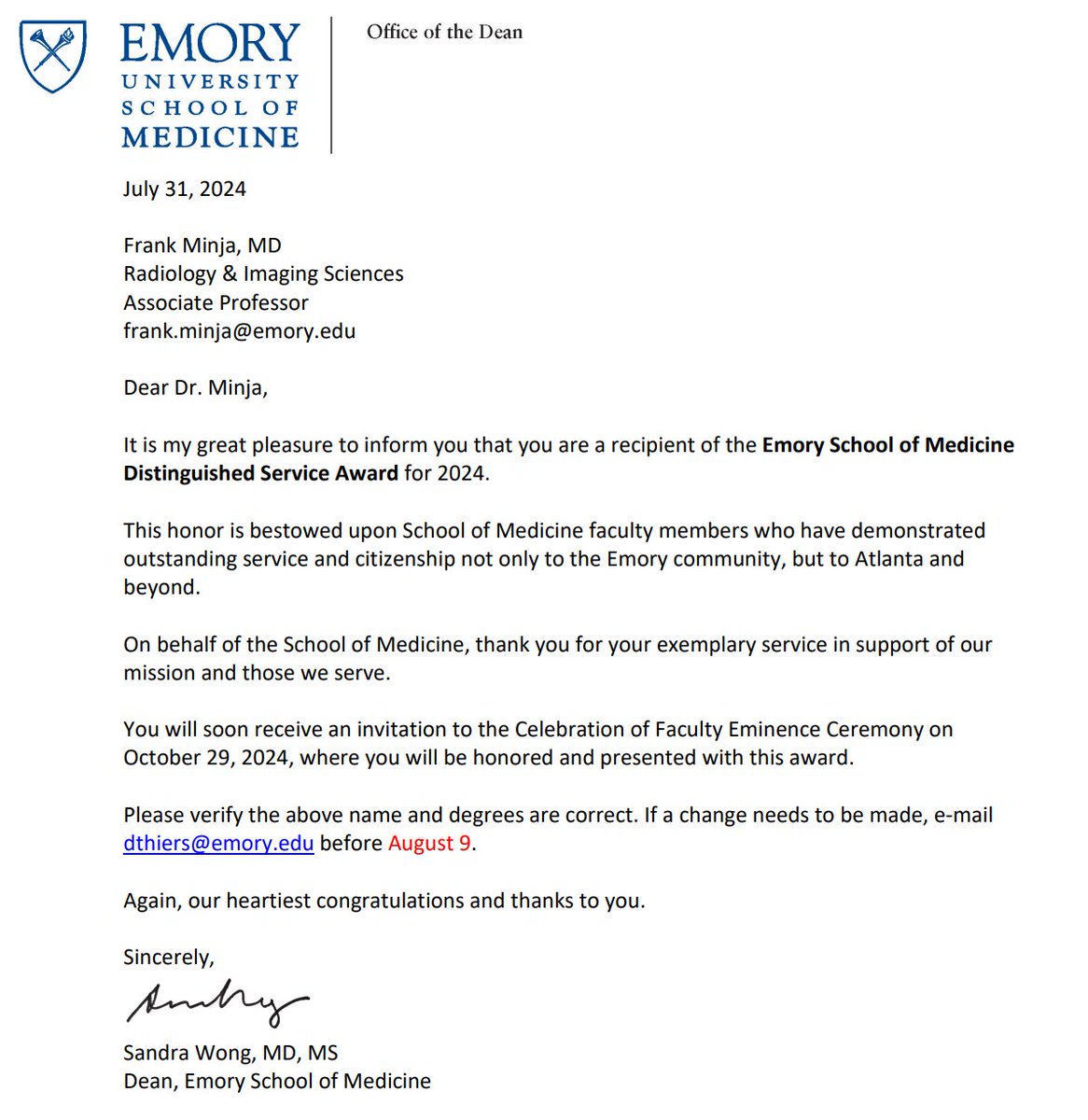 Frank J. Minja MD (@frankminja) on Twitter photo Emory School of Medicine Distinguished Service Award for 2024!
Thank you <a href="/EmoryMedicine/">Emory School of Medicine</a> for this incredible honor! Thank You to all of our Village for making this possible! And <a href="/BrentWeinberg/">Brent Weinberg, MD, PhD</a> & <a href="/SusanPalasis/">Susan Palasis</a> for the nominations!
"And, when you want something, the entire Emory School of Medicine Distinguished Service Award for 2024!
Thank you <a href="/EmoryMedicine/">Emory School of Medicine</a> for this incredible honor! Thank You to all of our Village for making this possible! And <a href="/BrentWeinberg/">Brent Weinberg, MD, PhD</a> & <a href="/SusanPalasis/">Susan Palasis</a> for the nominations!
"And, when you want something, the entire