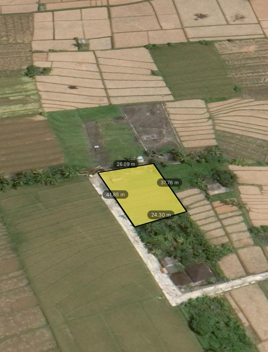 tutthey6's tweet photo. LAND FOR SALE 🔥🔥

Dijual tanah komersil lokasi nyanyi tabanan
Lingkungan villa
View sawah

Luas tanah 10 are
Lebar depan -+ 37 meter
Zona pemukiman
Jalan 4 meter

Harga
IDR 750 juta/are/100m²

PRS_BALI
WA 082236473070 https://t.co/17FBf1wTUe