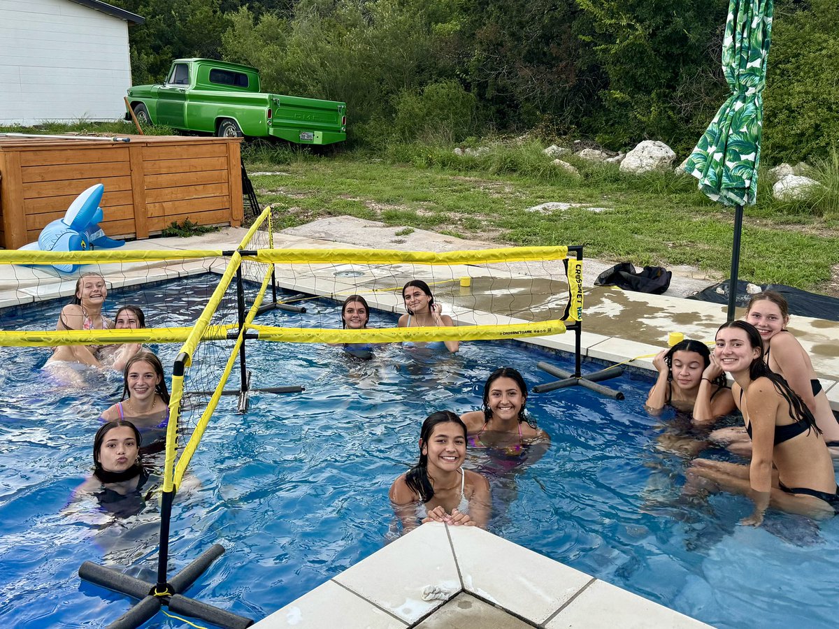 End of summer fun with the team.
