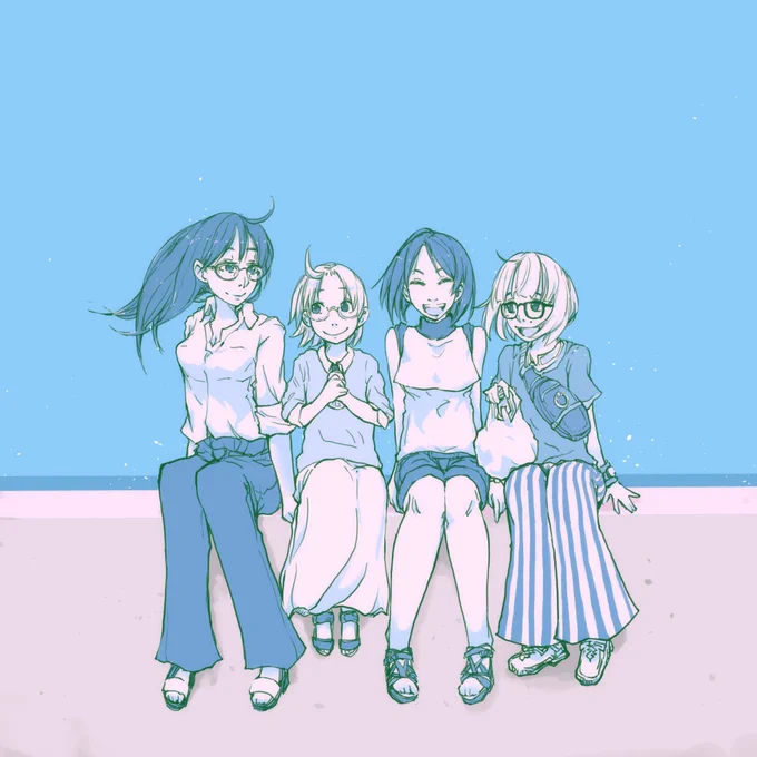 8月。水が一滴、乾くまでほんのひと時。夏はとっても短い。 