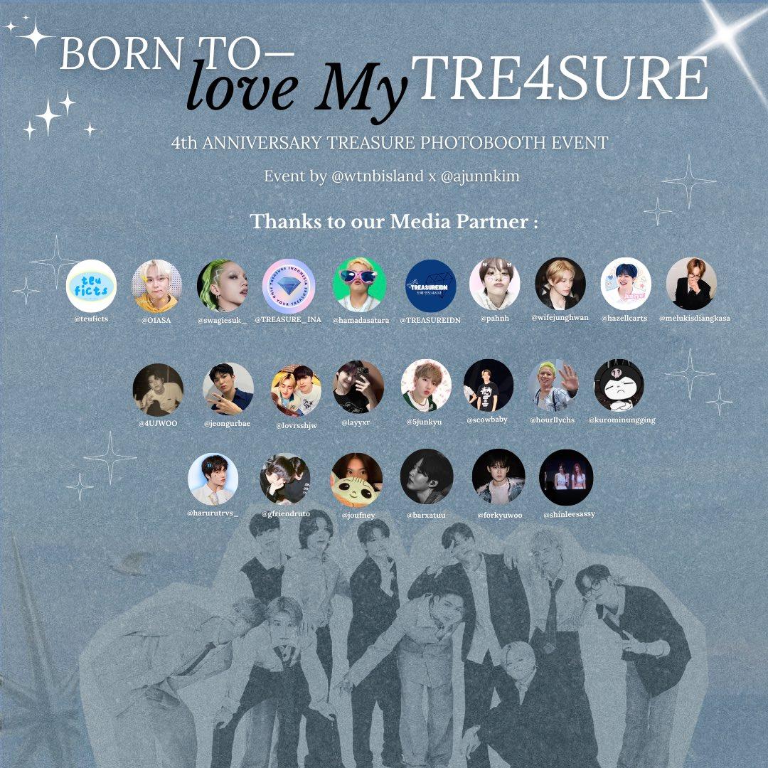 joufney's tweet photo. …⌗ Big Thanks to Our Media Partner :
@TREASURE_INA @teuficts @TREASUREIDN @hazellcarts @O1ASA @hamadasatara @wifejunghwan @pahnh__ @melukisangkasa @swagiesuk_ @jeongurbae @lovrsshjw @4UJWOO @barxatuu @forkyuwoo 

 #TREASURE #트레저
#TREASURE_4THANNIVERSARY https://t.co/aumXw4BlOE