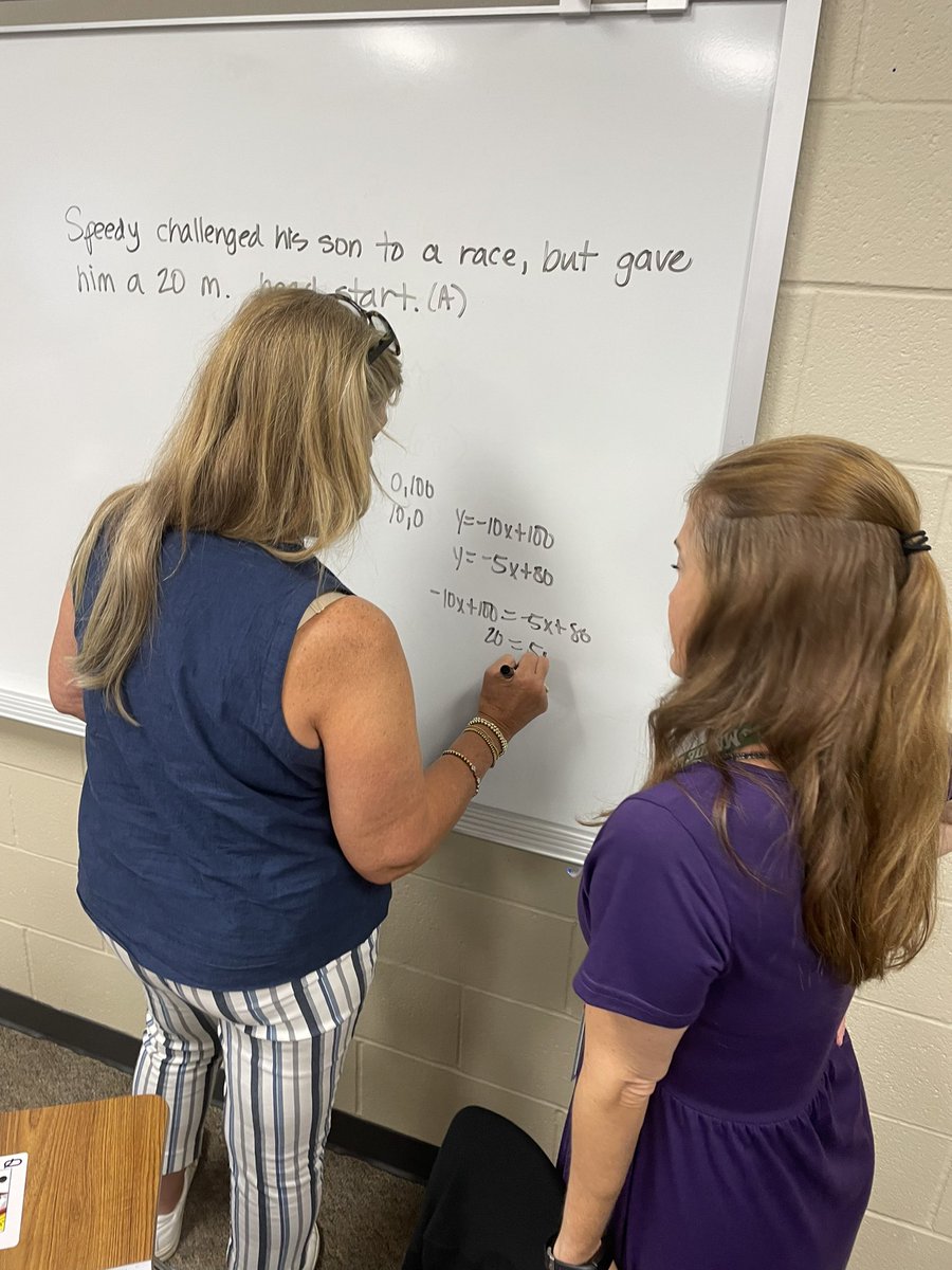 It was a great day sharing the philosophy and beliefs about quality math instruction with our new high school math teachers! And of course, we did a lot of math! ➕➖➗✖️🟰 Can’t wait to see these teachers in action this year! #KISDSecMath
