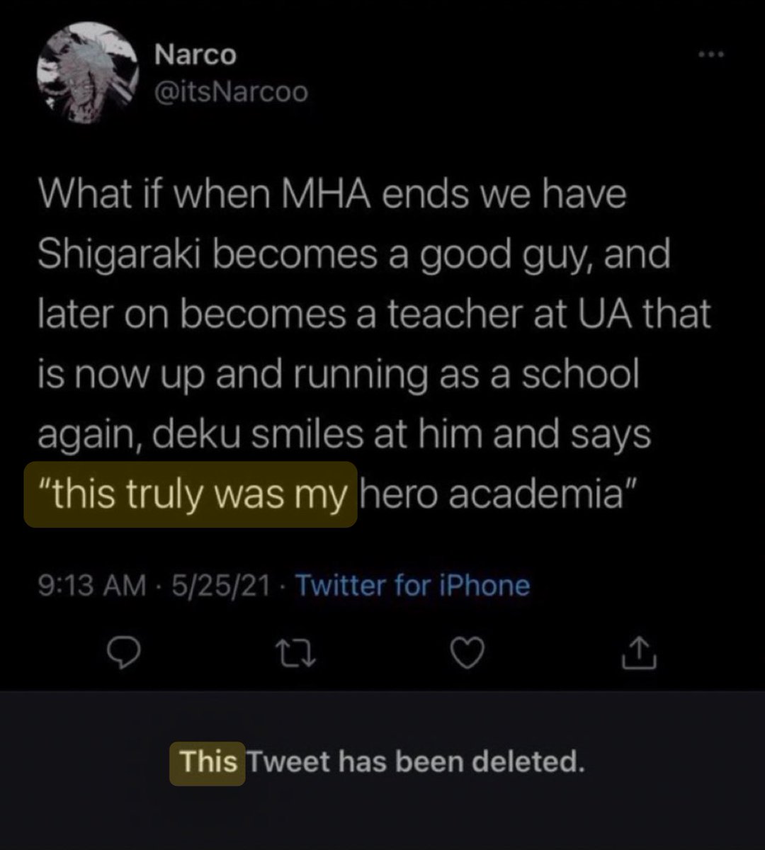 we all laughed but why did this person lowkey get the last laugh wdym the chapter is called “my hero academia”