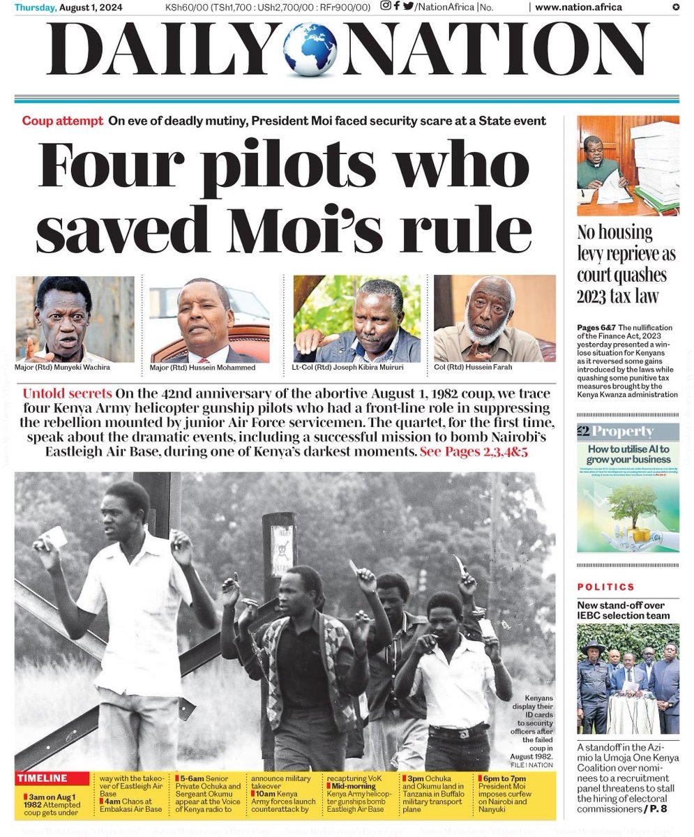 Top Stories Today:📰 

Read On; Epaper.nation.africa   

Stream Live : ntv.co.ke/nationfm 

#MorningFix
<a href="/brian_aseli/">Brian Aseli</a> x <a href="/MariamBishar/">Nomadic Panda 🐼</a>