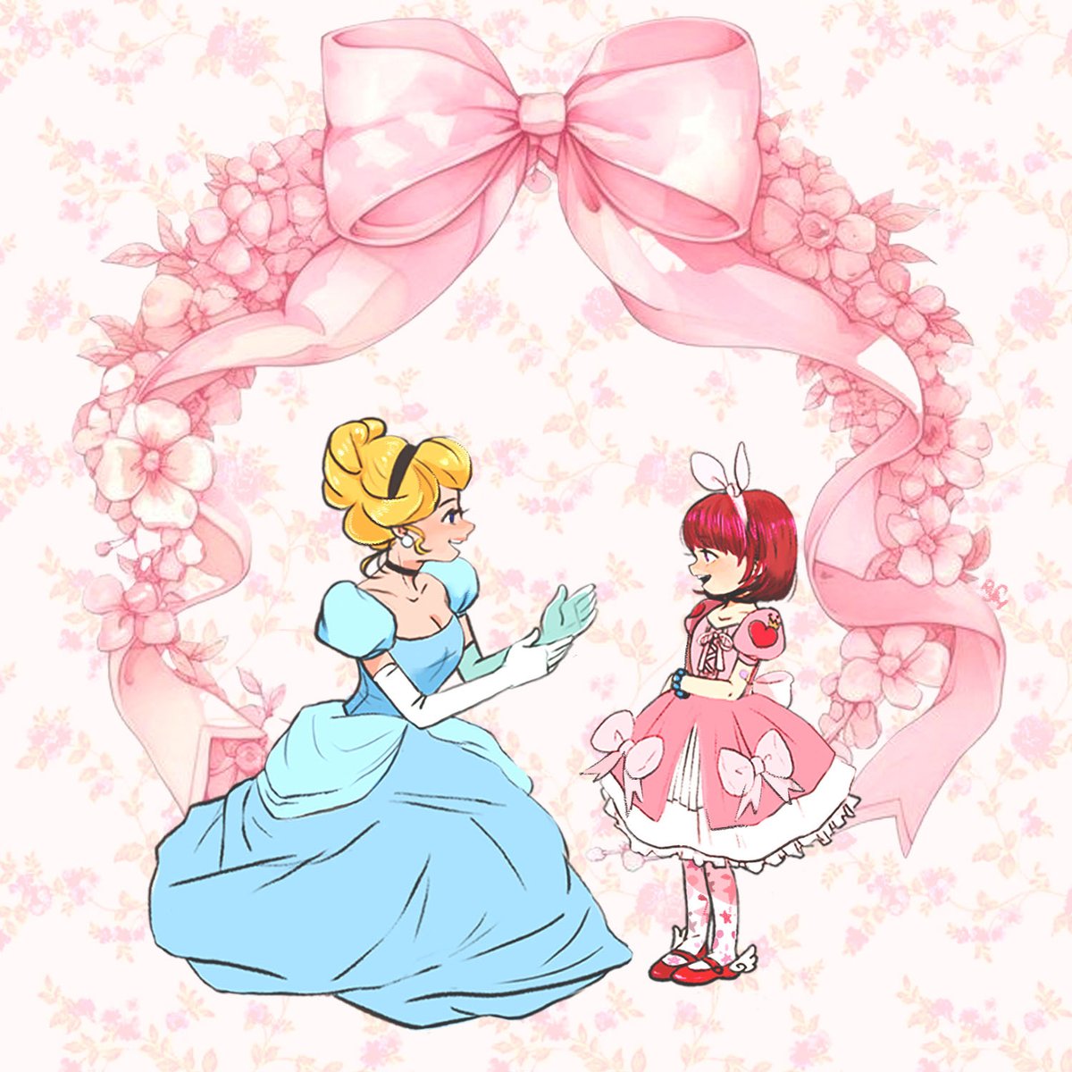 “No matter how your heart is grieving, if you keep on believing, the dream that you wish will come true.” –Cinderella
(Finally finished this piece of lil kairi meeting cinderella either from her youth or just a modern twist of her at Disneyland) #kh #kingdomhearts #kairi #art