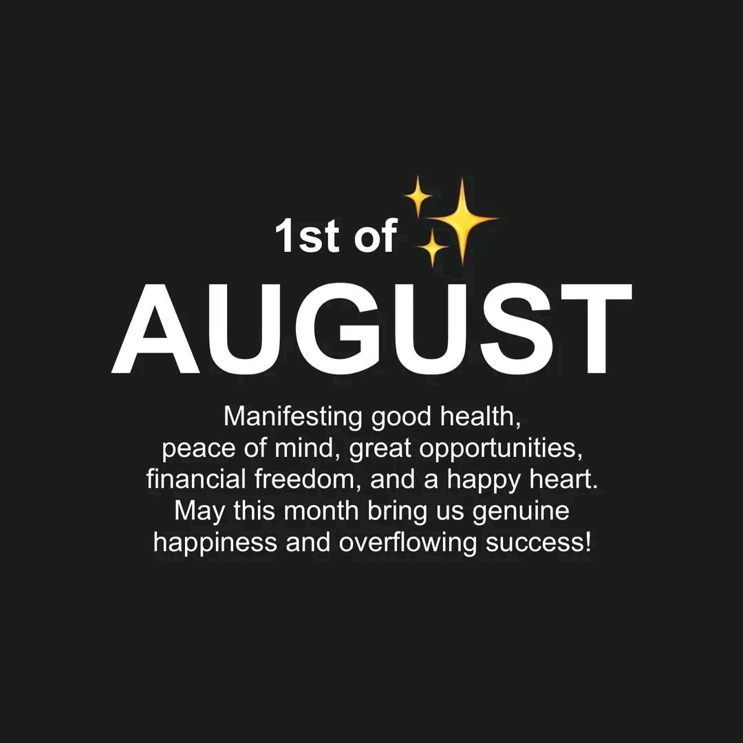 C360Network's tweet photo. Hello August 💐
Happy New Month! 
#Change360Network https://t.co/BUPdHKzgih