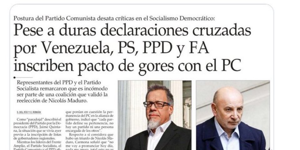 Son comunistas de buenos modales pero comunistas al fin. Alineados con Maduro y Cuba.